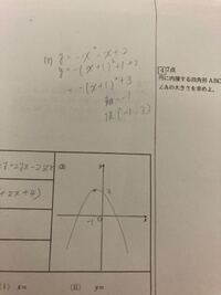 高校数学これって合ってますか 答えのグラフには分数で 1 2 9 4 Yahoo 知恵袋