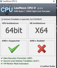 Noxplayerが起動できません 99 で止まります Sip無効 Yahoo 知恵袋