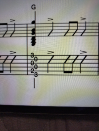 この画像の譜面なんですが ギターでタンタンタタタンと5回弦を弾 Yahoo 知恵袋