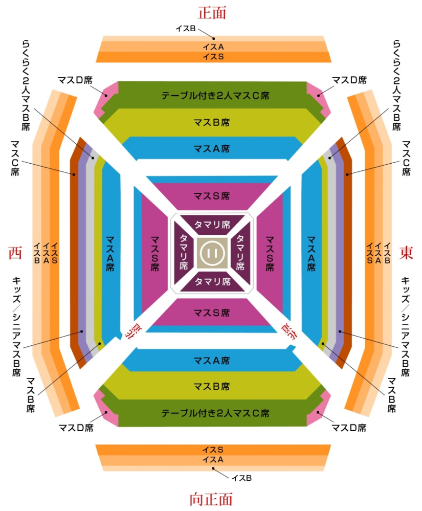 完成品 令和5年大相撲3月場所 14日目 4人マスB席 | labiela.com