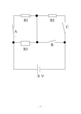 中学２年の理科のスイッチを３つ使った電気回路の問題の考え方を教えてくださ Yahoo 知恵袋