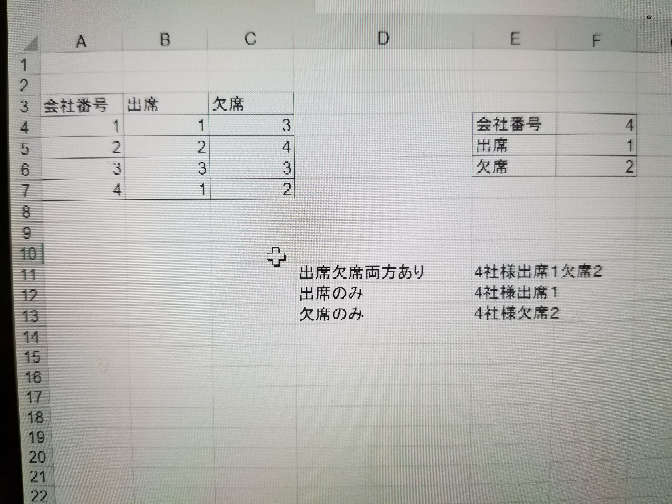エクセルの関数の質問です B列からg列の一行目のセル内に文字列がある場 Yahoo 知恵袋