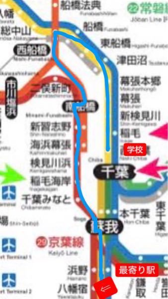 定期券についてです。 五井駅～西千葉でこの乗車方法はありですか？
