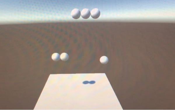 unityでニュートンのゆりかごをヒンジジョイントで作ってみたのですが1つしか球を衝突させていないのに、球が2つもうごいてしまって現物と全く違った動きになってしまいます。。。 球の直径は1で各球の距離は0、1、2（ヒンジジョイントのアンカーの間隔も同じ）としてぴったり並べています。 反発は1で摩擦は1でも0でも同様の現象になります、、、 どなたかニュートンのゆりかごを再現する為のお知恵を授けていただけると幸いです。。。