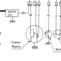 旧車6vバイクの配線図なのですが フライホイールの発電コイルから出ている Yahoo 知恵袋