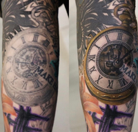グクのタトゥーの時計の時刻の表示が変わりました。2:59？から3:24？
どういう意味があると思いますか？

#BTS #jungkook #ジョングク 