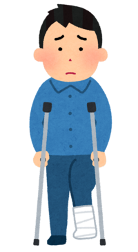 大喜利 足を骨折している人にしてはいけないことは何ですか Yahoo 知恵袋