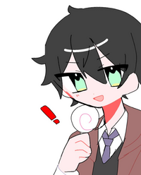 友達にこのキャラを描いて欲しいと画像が送られてきて描いたのですが 