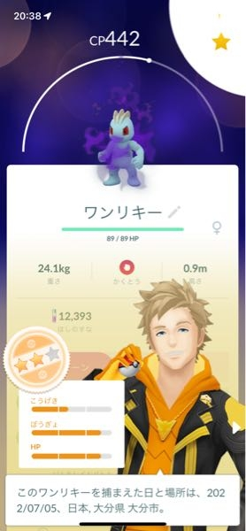 ポケモンgoシャドウワンリキーの個体値なのですが これって強い Yahoo 知恵袋