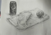 デッサン評価お願いします ペプシ缶 白タオル テニスボールを2 3時間で Yahoo 知恵袋