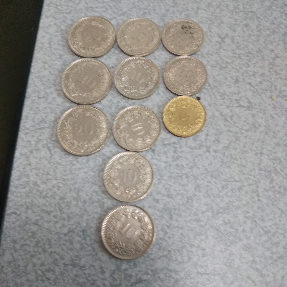 外国の硬貨 スイスフラン が 実家にいくらかありました 大した Yahoo 知恵袋