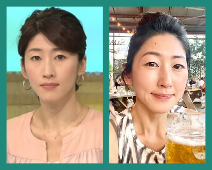 佐野仁美さんは左の30代の頃(昔)と右の40代(今) 全く老けずに美しいですよね？