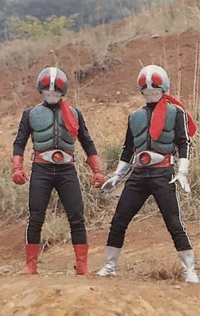 昭和仮面ライダーに詳しい方に素朴な質問です 仮面ライダー１号 ２号のマス Yahoo 知恵袋
