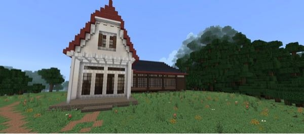 Minecraftでとなりのトトロのメイとサツキの家作りました。感想ください！