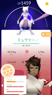 ポケモンgo しばらく前に捕まえたシャドウミュウツーの個体値を確認してみ Yahoo 知恵袋