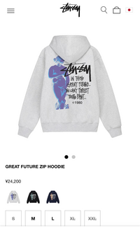 Stussy Great Future Zip Hoodie - Stussy Hoodie