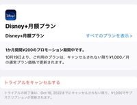 今１ヶ月0円で入会できるという事なので ディズニープラスに Yahoo 知恵袋