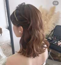 甥の結婚式があるのですが 髪型は叔母の立場ですとハーフアップは Yahoo 知恵袋