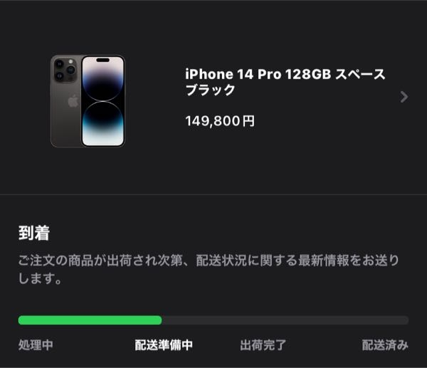 Apple Store何回も利用した事がある方に質問です。

今日配送準備中に変わりましたが

予定日よりこんなに早く届くんですか？ 