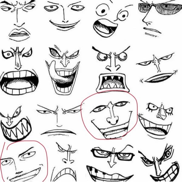 ワンピース下の赤マルのキャラクターは誰ですか 左下は画像検索したらゾロ Yahoo 知恵袋