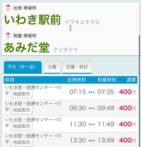 新常盤交通の路線バスについての質問ですいわき駅からあみだ堂に行 Yahoo 知恵袋