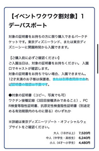 ディズニーに友達と二人で行こうと考えているのですが 以下の写真の下線部は Yahoo 知恵袋