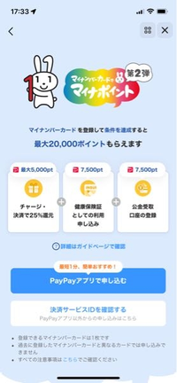 今週の金曜日の10:00にマイナンバーを受け取りに行くんですけど、貰った直後にpaypayのマイナンバーのリンクを申請すれば、最短でいつポイント付与されますか？ 