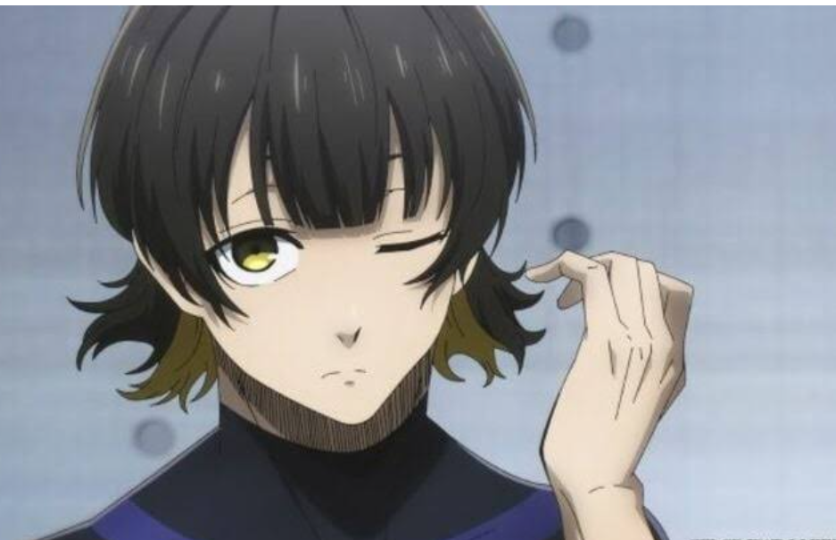 ブルーロックの蜂楽廻くんの髪型ってウルフですか 襟足あり 触覚内巻 Yahoo 知恵袋