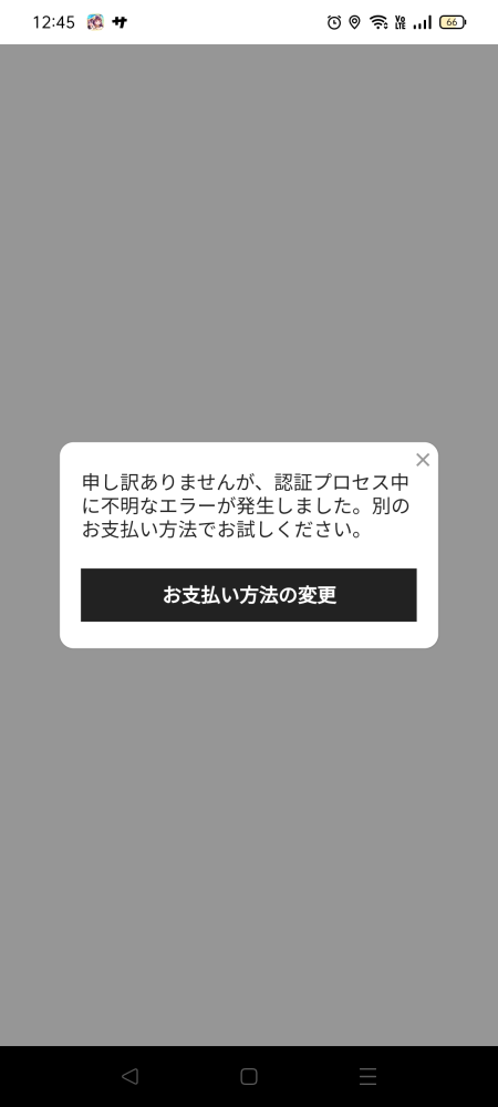 至急お願いします。SHEINでペイディを利用して支払おうとした