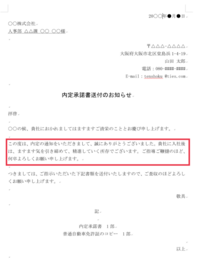入社書類の添え状について質問です。配属先から入社書類の提出を