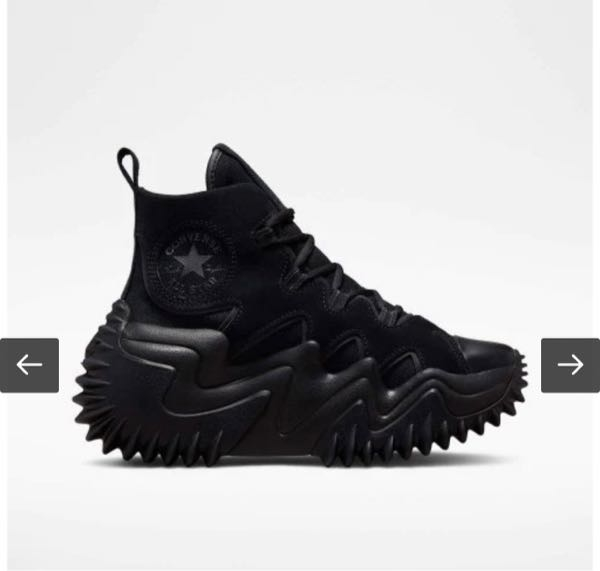 コンバース ランスターモーション ブラックハイカット お値引き不可 Converse Run Star Motion コンバースランスターモーション