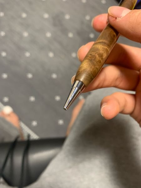 木軸シャープペンについてです。hbk手工房のマーブルウッドの0