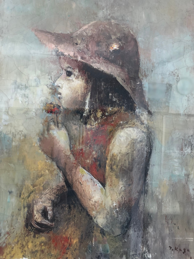 絵画について質問です。作者不明の絵画のタイトルおよびその解釈は
