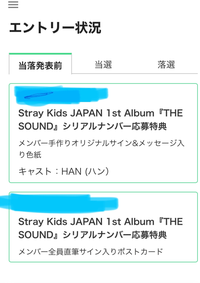 スキズ straykids THESOUND 79枚 シリアル コード K-POP/アジア