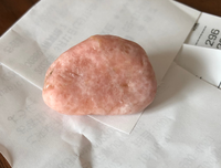 とってもかわいいピンクの石を拾いました！とりあえず中性洗剤で洗