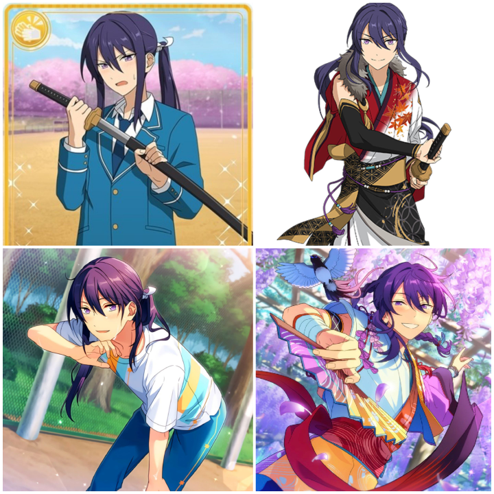 あんスタのコスプレについてです。神崎颯馬の髪色は星3や立ち絵では青
