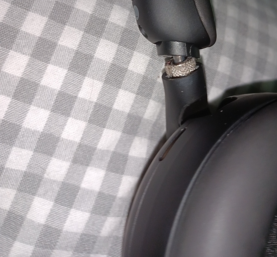 WH-1000X5Hのここの部分が外れてしまいました。内部の線 - Yahoo!知恵袋