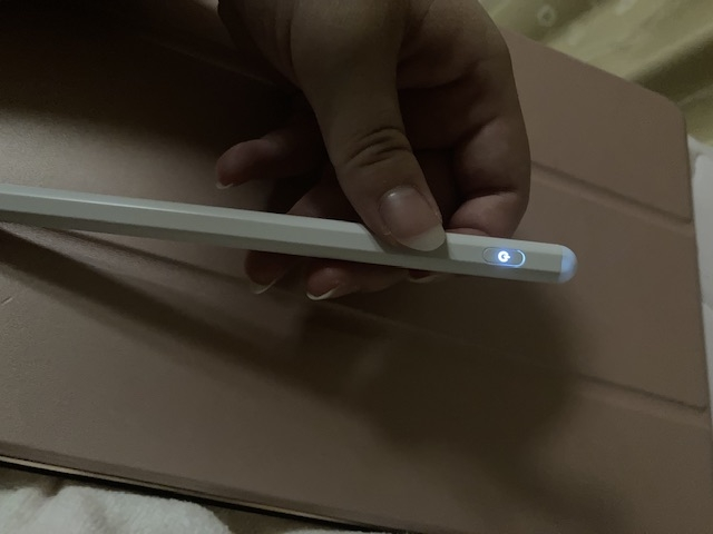 iPadのタッチペンを4月くらいに買ってつかってます。このタッチペンは電源ボタンはあるんですが、充電式なのでしょうか ちなみに、説明が入った箱をどこかに置いてしまって今探してるんですが充電ケーブルが入っていたか忘れてしまいました。