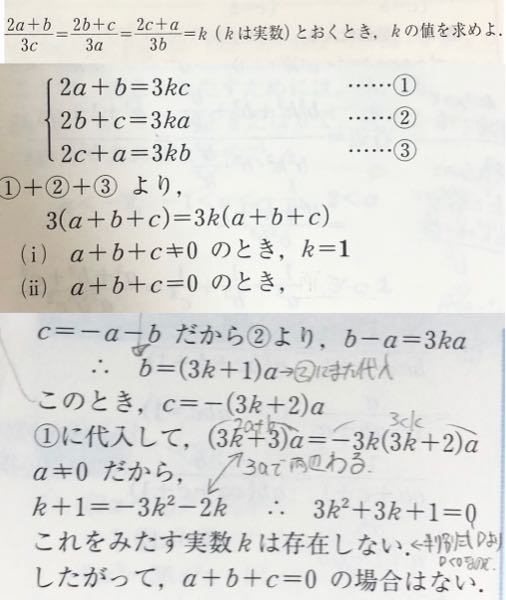 基礎問題精講2b10】写真の問題の解説で、(ii)のとき私は答えが