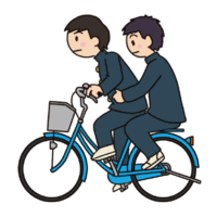 自転車の二人乗りの漕ぐほうって重くて全然できなかったんですけど、コツがあるんですかね？

ㅤ
ㅤ 二人乗り(道路交通法第５５条１項、第５７条２項）は ５万円以下の罰金あるいは２万円以下の罰金又は科料

とかの話はいいです。