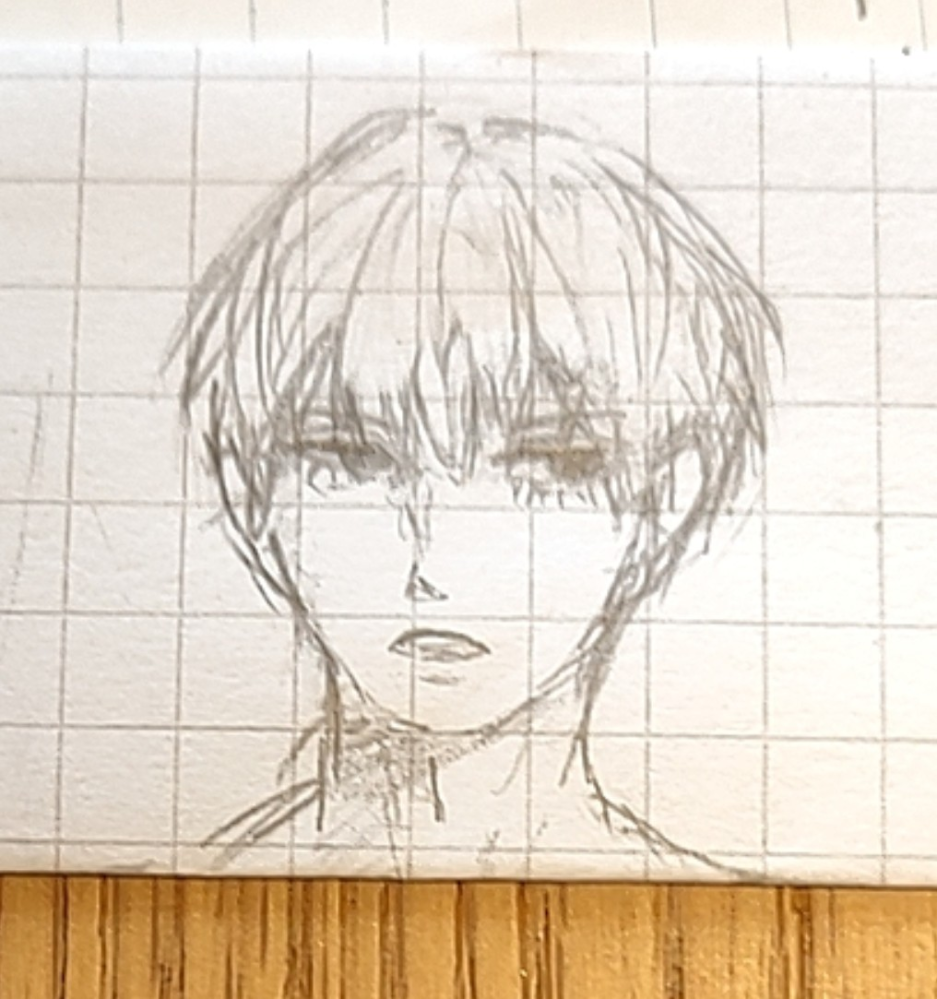 男子のイラストの評価アドバイスお願いします。イケメンにかけてい 