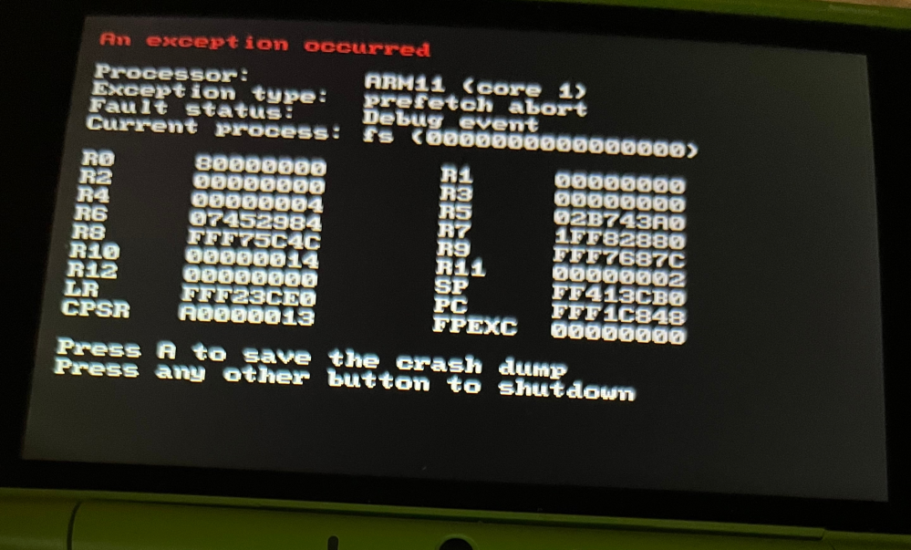 3DS3gxについてこのエラーどうやって治すことが出来ますか