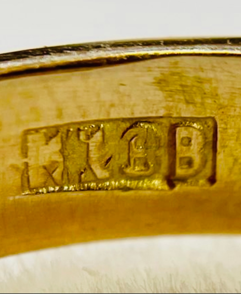 指輪の刻印なのですが、これは『k18B』と書かれているのでしょ 