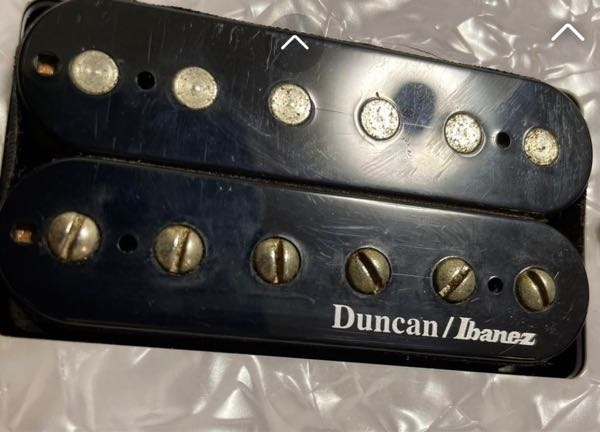 Ibanez RG170BLD Duncan Designedピックアップ Duncan/Ibanezと書かれたピックアップについて下の写真のDun