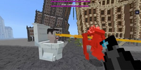 マインクラフトについての質問です。

小1の息子がスキビディトイレにハマっていて、Nintendo Switchのマイクラで遊びたいみたいなのですが、、、

マーケットプレイスでMOD？アドオン？ 当方、その辺さっぱりなのですが、とにかく購入して、キャラをスキビディトイレに着せ替え？するのではなく、写真の様に戦闘したりして遊びたいみたいなのですが、どれを購入したらそれが出来るのか、はたまたN...