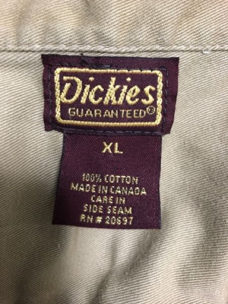 これのDickiesのタグのは 何年(いつの年代)のものですか？ #Dickies #ディッキーズ