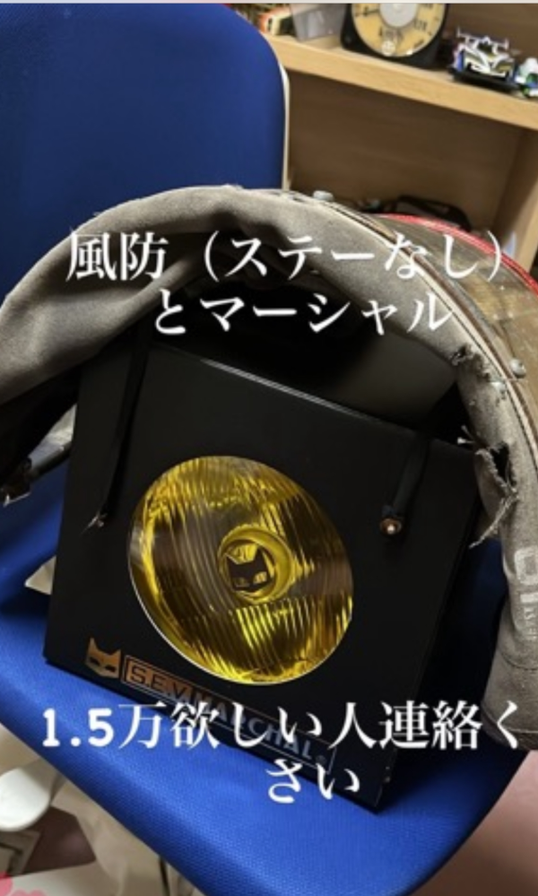 最近マーシャルのヘッドライトを売ったのですが、よくみてみたら猫