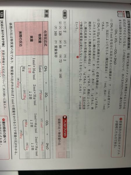 この問題の表の部分の質量でgにmolをかけるのはわかるのですがその後になぜ2倍しているのかが分かりません。教えてください。
