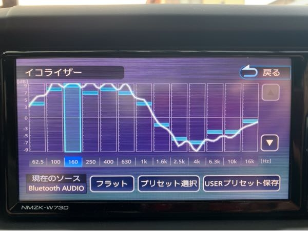 このイコライザーで1番出せる重低音にさせたいのですが、誰か教えてください！！ 自動車 車 音楽 イコライザー