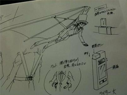 怪盗キッドが使用してるハングライダーを本物のハングライダーの生地や器具で作りたいのですが作るのは可能でしょうか?